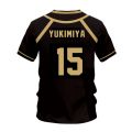 Jersey Futsal Football VL Replika Blue Lock Anime Bastard Munchen Men's Short sleeved T shirt Sports Garment. 