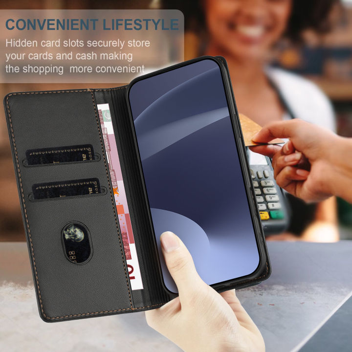 lthmy%20for%20Motorola%20Moto%20E20%20%20/%20E30%20%20/%20E40%20Slim%20Leather%20Case%20Flip%20Wallet%20Cover%20with%20Card%20Holder%20Magnetic%20Closure%20Stand%20Case%20-%20Image%204