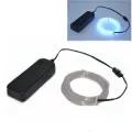 1M/3M/5M El Strip Wire Flexible LED With Battery-Powered Controller Neon Light Flexible Tube Wire For Costume Car Light Party. 