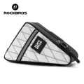 ROCKBROS Folding Bike Triangle Bags Bicycle Brompton Tube Front Frame Bag 0.3/0.25L MTB Road Cycling Pocket Bag. 