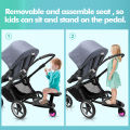 Stroller Board Toddler Buggys Board Wheel Board Skateboard for Prams Joggers.