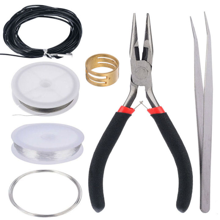 912Pcs%20Wire%20Hot%20Sell%20Jewelry%20Making%20Starter%20Kit%20For%20DIY%20Crafts%20With%20Repair%20Tool%20-%20Silver%20-%20Image%205