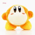 1pcs 14cm Hot Cute Plush Pink Yellow Kirby Game Character Soft Stuffed Toy Gift for Kids and Children. 