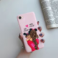Soft Silicone Pretty Girls Phone Cover For Vivo Y55 Y55A Y55L Y55S 1603 1610 Case 5.2''. 