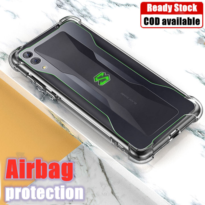 lthmy for Xiaomi Black Shark 2 Pro Soft Gel Jelly Case Transparent Full Protective Anti-Scratch Resistant Back Cover Skin