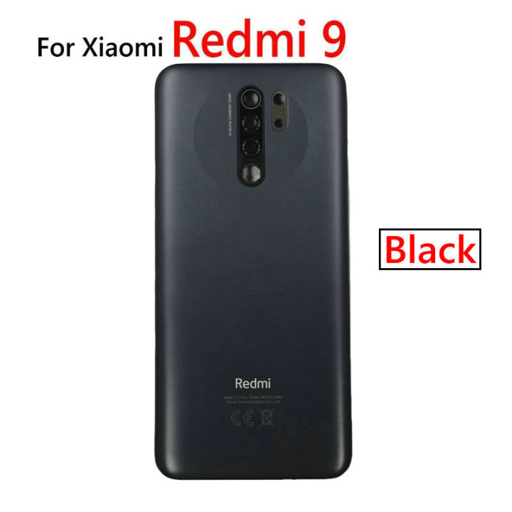 เคสฝาหลังแบตเตอรี่ Xiaomi Redmi 9 พร้อมเลนส์และปุ่ม
