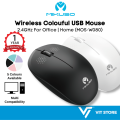 MIKUSO MOS W080 Purple Light Wireless USB Mouse Small Cute Colorful | Portable Office PC Laptop Mice Accessories Pink. 