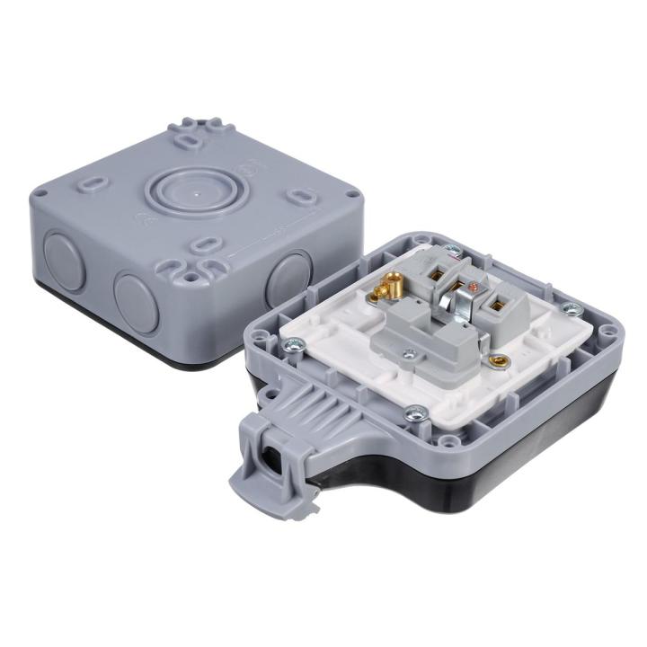 Outdoor%20Plug%20Socket%20Box%20Waterproof%20Electrical%20Switched%2013A%20Storm%20Single%20Socket%20-%20White%20-%20Image%207