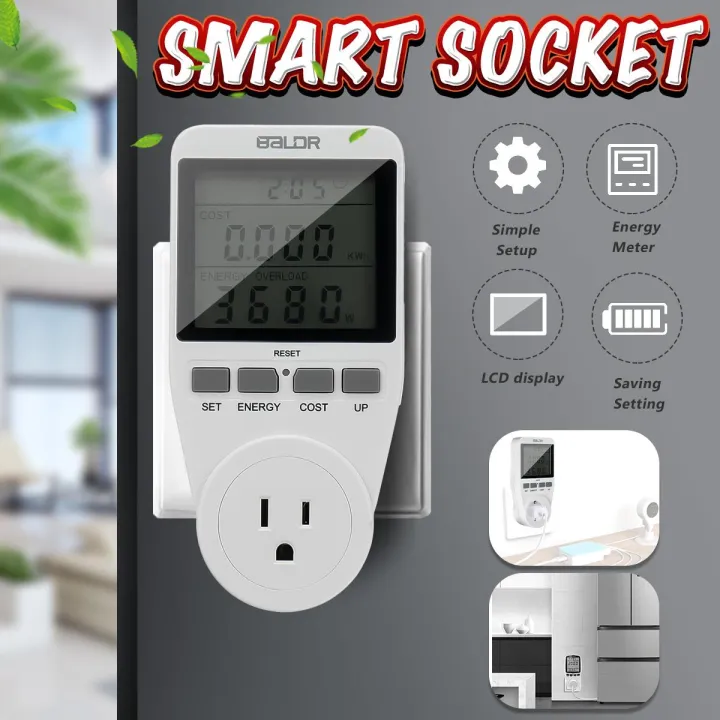Smart Power New Energy Meter Monitor Watt Voltage Volt Electricity ...
