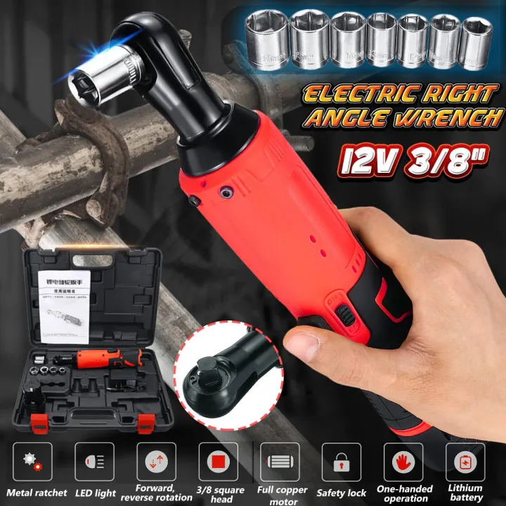 Cordless%203/8''%20New%2012V%2045N.m%20Rechargeable%20Ratchet%2090%C2%B0%20Right%20Angle%20Wrench%20Set%20Portable-RED2%20-%20-%20Image%202
