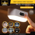 BAIM LED 3W Motion Sensor USB Rechargeable Table Lamp Magnetic Cabinet Touch Dimming Learning Eye Protection Reading Book Bedroom Wardrobe Wall mounted Induction Wireless Room Sensing Night Light. 