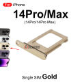 Single / Dual Sim Card For iPhone 14 Pro 14Pro Max SIM Tray Slot Holder Space Black /Silver/ Deep Purple /Gold Replacement Parts. 