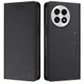 lthmy for OnePlus 13 cover leather wallet flip cover with card holder kickstand magnetic closure phone case.