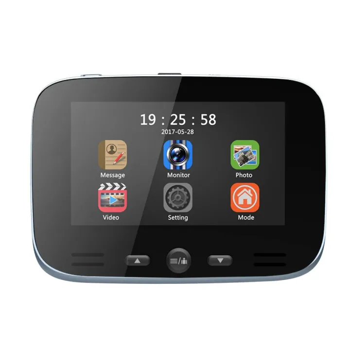 4.3''%20LCD%20New%20Digital%20Door%20Viewer%20Peephole%20Eye%20Doorbell%20Video%20IR%20Camera%20Security%20UK%20-%20Blue%20-%20Image%204