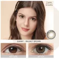 [Dubai&New Arrivals] Magister Lens Doll Eyes 14.2mm Russo Colored Contact Lenses Brown Gray Makeup. 