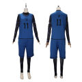 Anime BLUE LOCK Cosplay Costume Isagi Yoichi Chigiri Hyoma Jersey Shorts Jumpsuits Full Suits Mikage Reo Blue Sportswear Basketball Outfit. 