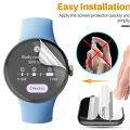 Kingza 3 Hydrogel pieces of smart screen for Google Pixel Watch 2 film watch protector. 