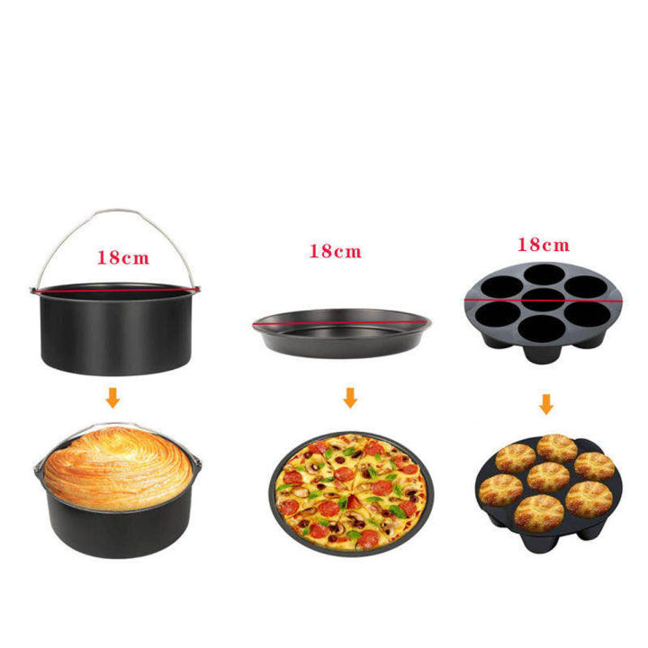 Air%20Fryer%20129Pcs%20Air%20Fryer%206"%20/7"%20/8"%20Frying%20Baking%20Pan%20Rack%20Pizza%20Tray%20Pot%20Tool%20Accessory%20-%20Image%208