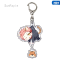 Anime Jui Varataya Kaisen cartoon keychain, acrylic keychain light bag, birthday gift, wholesale. 