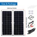 40W 12V New Foldable 2 in 1 Mono Solar Power Charging Panel Dual Universal Serial Bus Outdoor Camping -. 