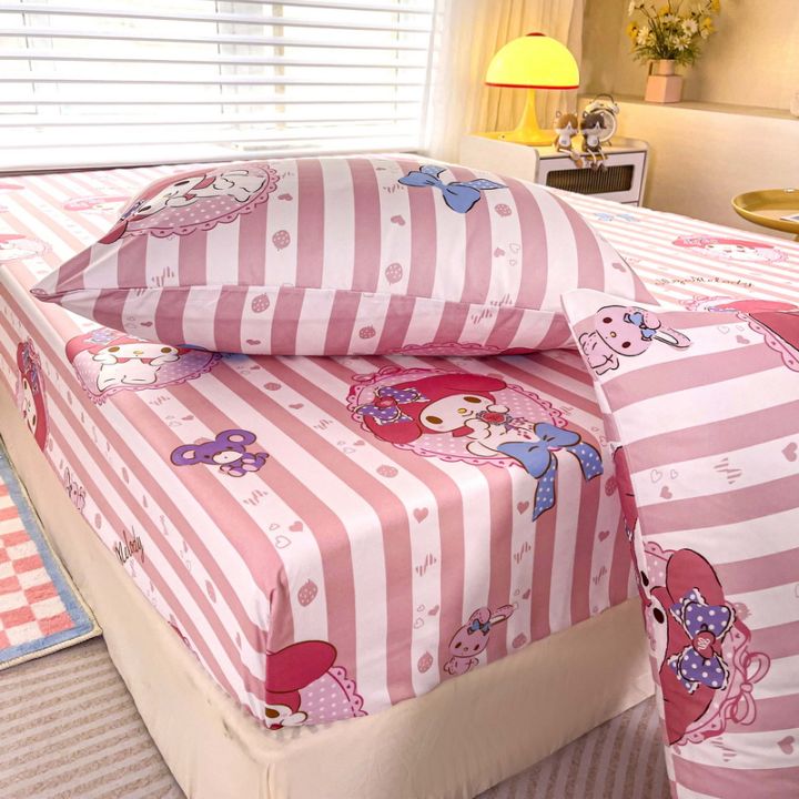 Dansunreve%20Sanrio%20Fittedsheet%20Single%20Quuen%20King%20Bed%20Sheet%20Cartoon%20Cinnamon%20Gog%20Pikachu%20Elsa%20Princess%20Bedsheet%20-%20Image%207