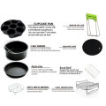 Air Fryer 129Pcs Air Fryer 6" /7" /8" Frying Baking Pan Rack Pizza Tray Pot Tool Accessory.