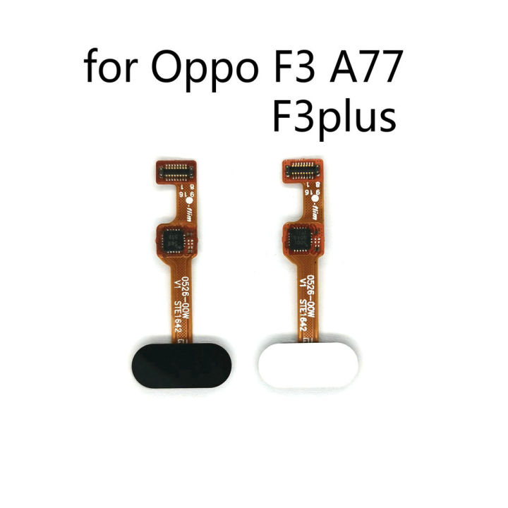 Home Button Fingerprint Sensor Flex Cable Menu Touch Return Key Flex Replacement for Oppo F3 A77 F3plus