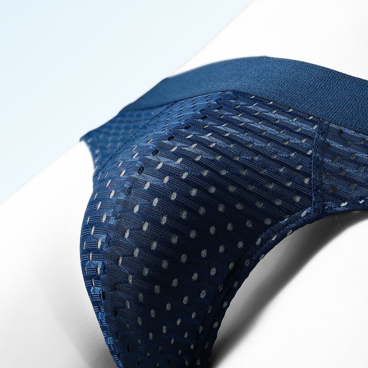 Ice%20Silk%20Men's%20Low-Waist%20Antibacterial%20Briefs%20Summer%20Thin%20Mesh%20Breathable%20047%20-%20Image%203