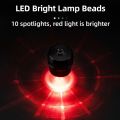 ROCKBROS Bicycle Light taillight Night ride Warning Light Mountain road Car lights Portable Recharge. 