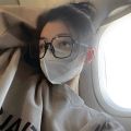 ✠✶♧ Hanbo slip Korean version TR90 square for girls round no makeup trendy face small frame anti blue light myopia glasses Eyeglass Frame Ins High Color Value. 