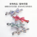 Meoof cm Adjustable Cat Dog Collar Bowknot Design. 