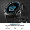 Zeblaze VIBE 3 Pro New Full Round Touch Real-time Weather Optical He*art Rate All-day Tracking Smart Watch -- Red / Black / Blue - Black. 