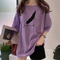 [AMYGO] 2024 M-5XL Women Plus T Shirt Big Size Bu Perempuan Wanita Murah Tshirt Woman Tops Student Korean Style Ladies Kurung Moden Loose T-shirt Large Women's Top Girls Short sleeved Clothes. 