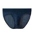 Ice Silk Men's Low-Waist Antibacterial Briefs Summer Thin Mesh Breathable 047. 