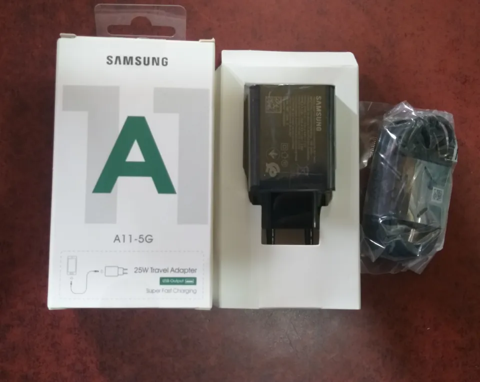 For Samsung Galaxy A11 Fast Charger 15W (25W Max) Adaptive Fast