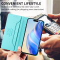 lthmy for OnePlus Nord N10 5G cover leather wallet flip cover with card holder kickstand magnetic closure phone case.