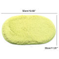 Absorbent Soft Bathroom Bedroom Floor Non-slip Mat Bath Shower Rug Plush-Light Green. 