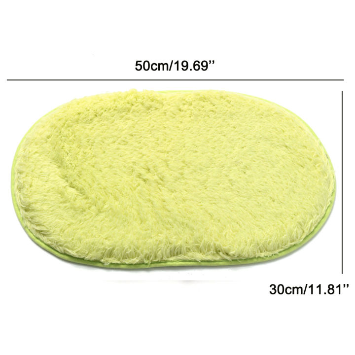 Absorbent%20Soft%20Bathroom%20Bedroom%20Floor%20Non-slip%20Mat%20Bath%20Shower%20Rug%20Plush-Light%20Green%20-%20Image%208