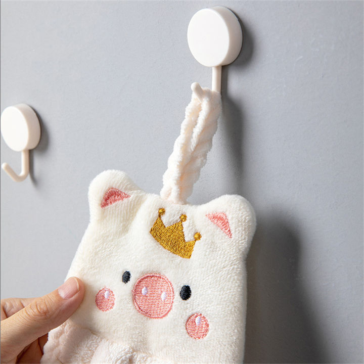 Hourser%204Pcs%20Cute%20Hand%20Towel%20Coral%20velvet%20Dish%20Cloth%20Towel%20Kitchen%20Clean%20Towel%20Wipping%20Rags%20Hanging%20Towel%20Bathroom%20Hand%20Dryer%20Towel%20-%20Image%207