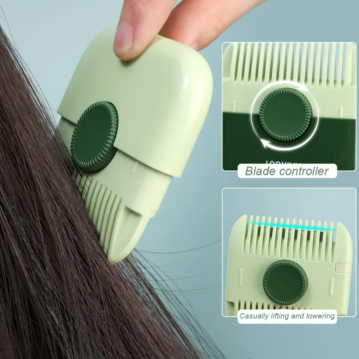 2%20In%201%20Baby%20HairCut%20And%20Hairdressing%20Comb%20Trim%20Bangs%20And%20Broken%20Hair%20Bangs%20Trimmer%20Manual%20Portable%20Children's%20Hair%20Clipper%20-%20Image%204