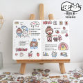20Pcs/ Set Cute Waterproof PET Telado Happy Day Stickers Journal Notebook Diary Scrapbook Kids Sticker Toys. 