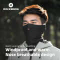 ROCKBROS Fleece Cycling Mask Autumn Winter Warm Windproof Lightweight High Elastic Unisex Riding Ski Outdoor Sports Equipment. 