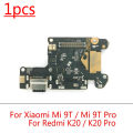 For Xiaomi Mi 9T Mi 9T Pro USB Charging Port Connector Board Parts Flex Cable With Microphone Mic Replacement Parts. 
