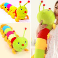 Catch Cute caterpillar plus long strip pillow funny rag doll toy. 