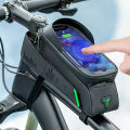 ROCKBROS Front Tube Phone Bicycle Bag Touch Screen Cycling Bike Bag Waterproof Frame Panniers For 5.8/6 Inch bmx Mtb Accessories. 