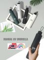 Ready StockManual Uv Super Prevent Sun Folding Umbrella. 