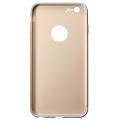 i6 6S 4.7/ Plus 5.5 Original Brand 1:1 Slim Back Hard Armor Case for Apple iphone 6 6S /Plus Shockproof Matte Cover Logo Hole - Gold. 