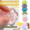 Kawaii Mochi Squishy Mini Cat Paw Ice Block Toy for Kids Antistress Ball Cube Squeeze Stress Reliever Toys. 