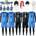 Anime BLUE LOCK Cosplay Costume Isagi Yoichi Chigiri Hyoma Jersey Shorts Jumpsuits Full Suits Mikage Reo Blue Sportswear Basketball Outfit. 