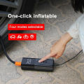 12V Inflatable Pump Mini Air Compressor with LED Light Tyre Inflator Car Bicycle LCD Screen Displays Real-time Pressure Automatic Control Inflatable Pump-12V. 